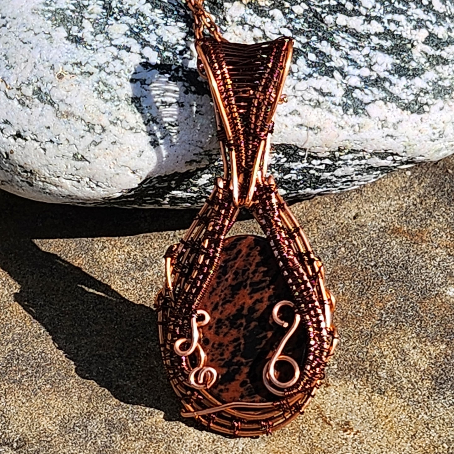 Mahogany Obsidian Pendant