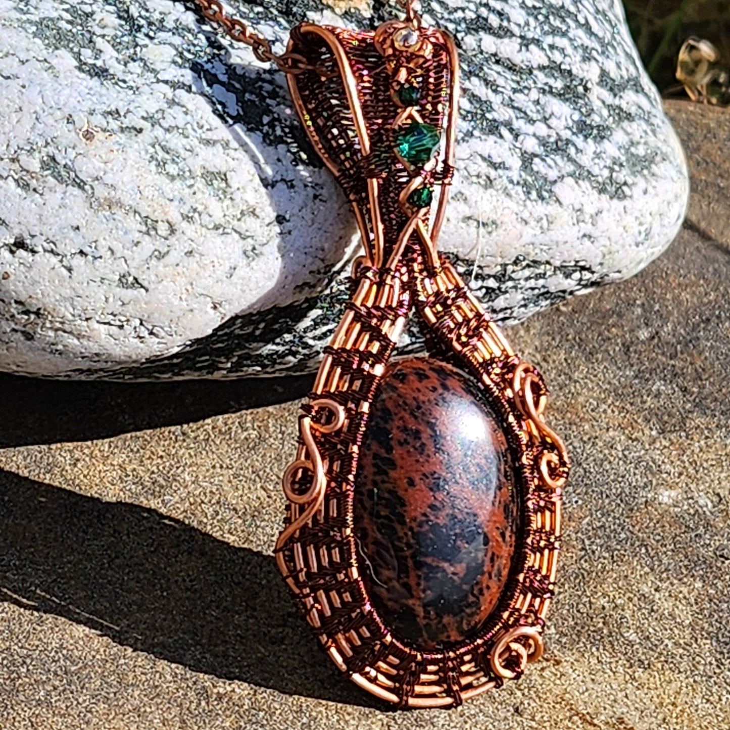 Mahogany Obsidian Pendant