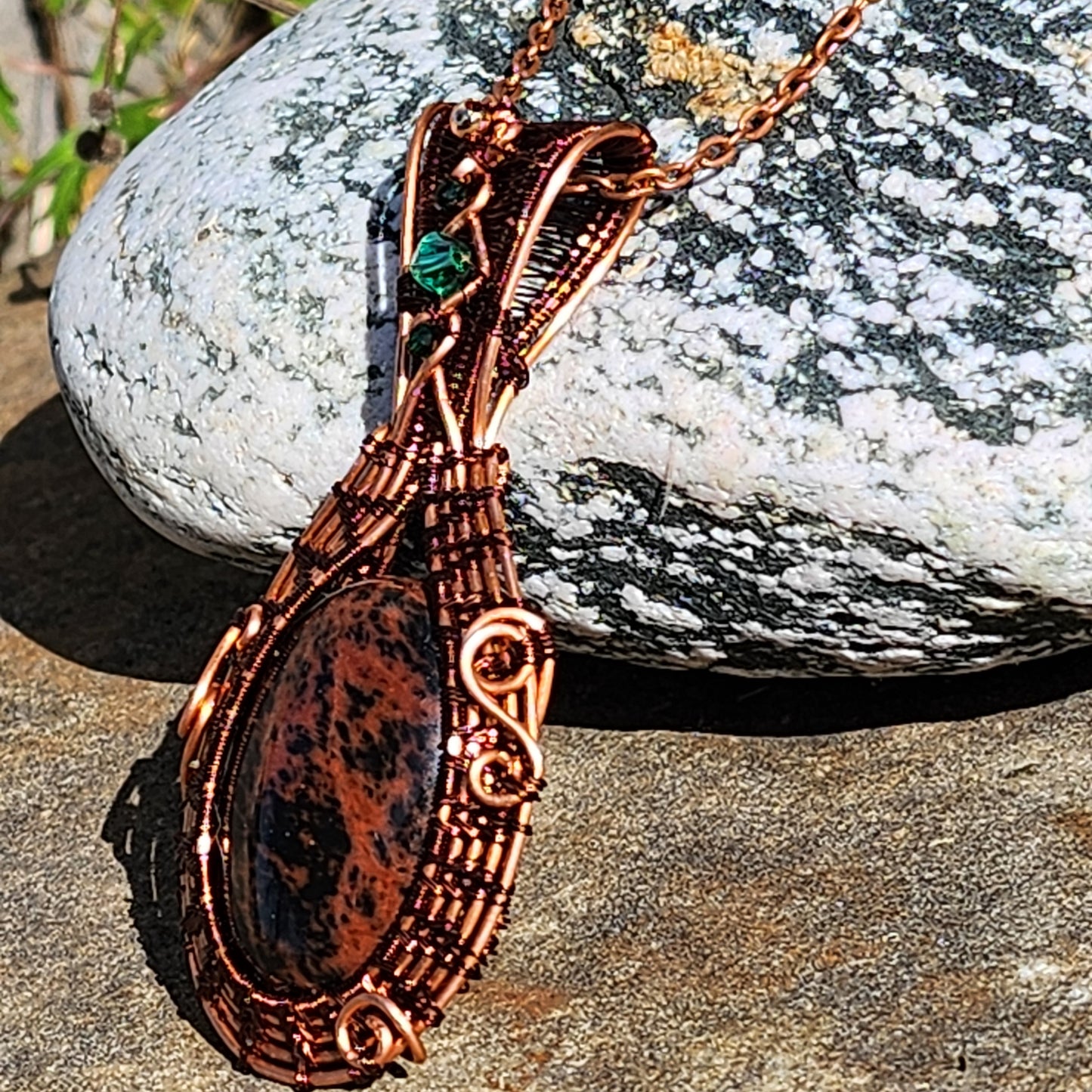 Mahogany Obsidian Pendant