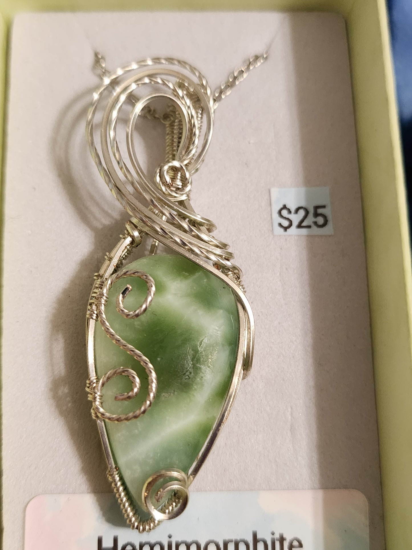 Hemimorphite Pendant