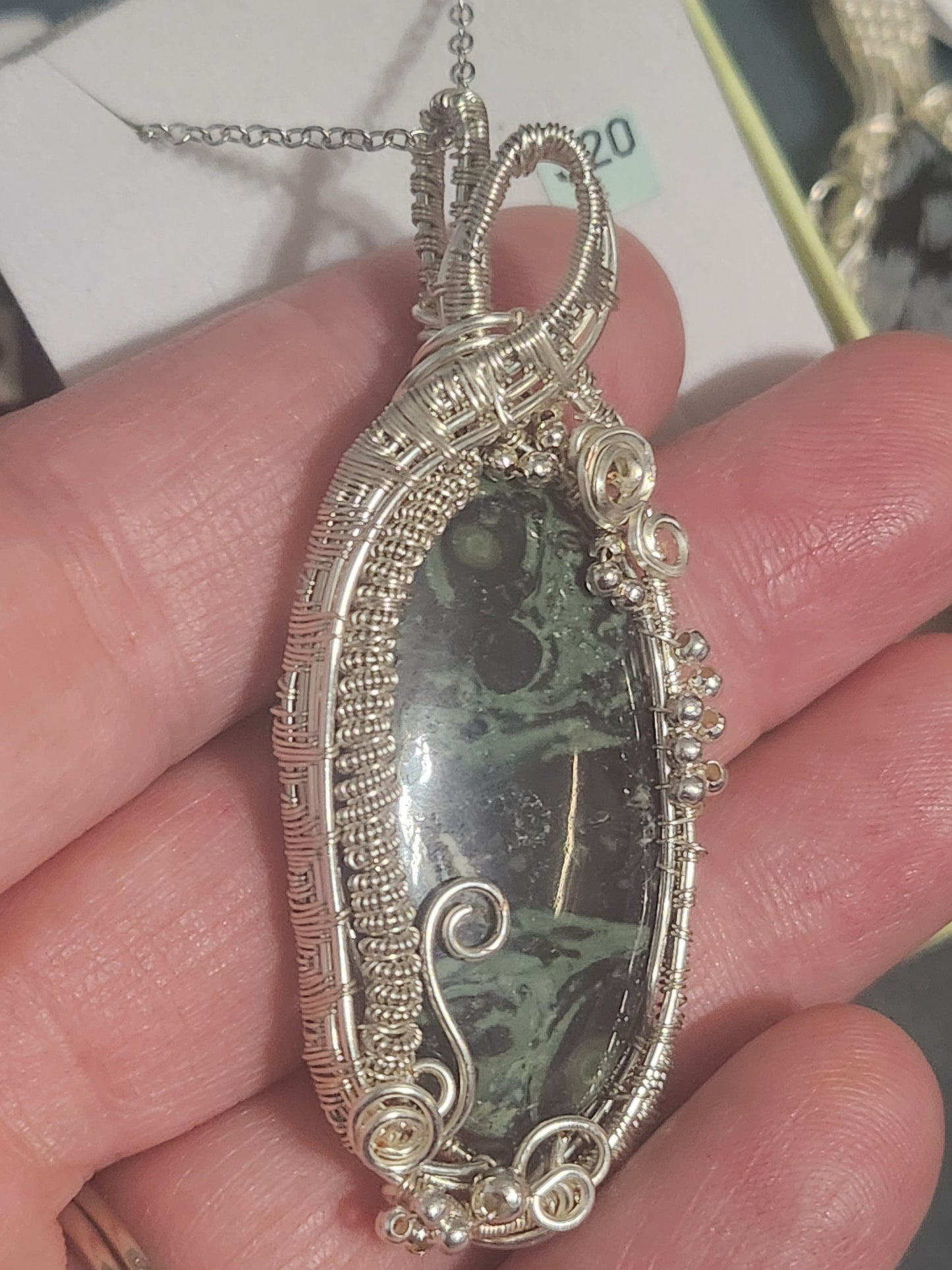 Star galaxy stone Pendant