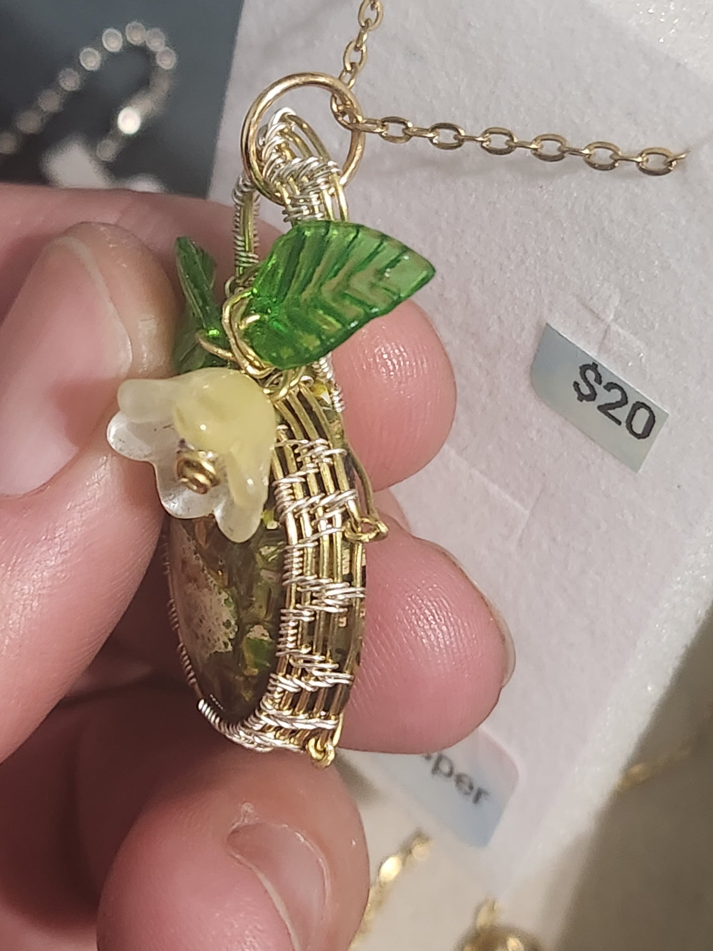 Sea Sediment Jasper Pendant