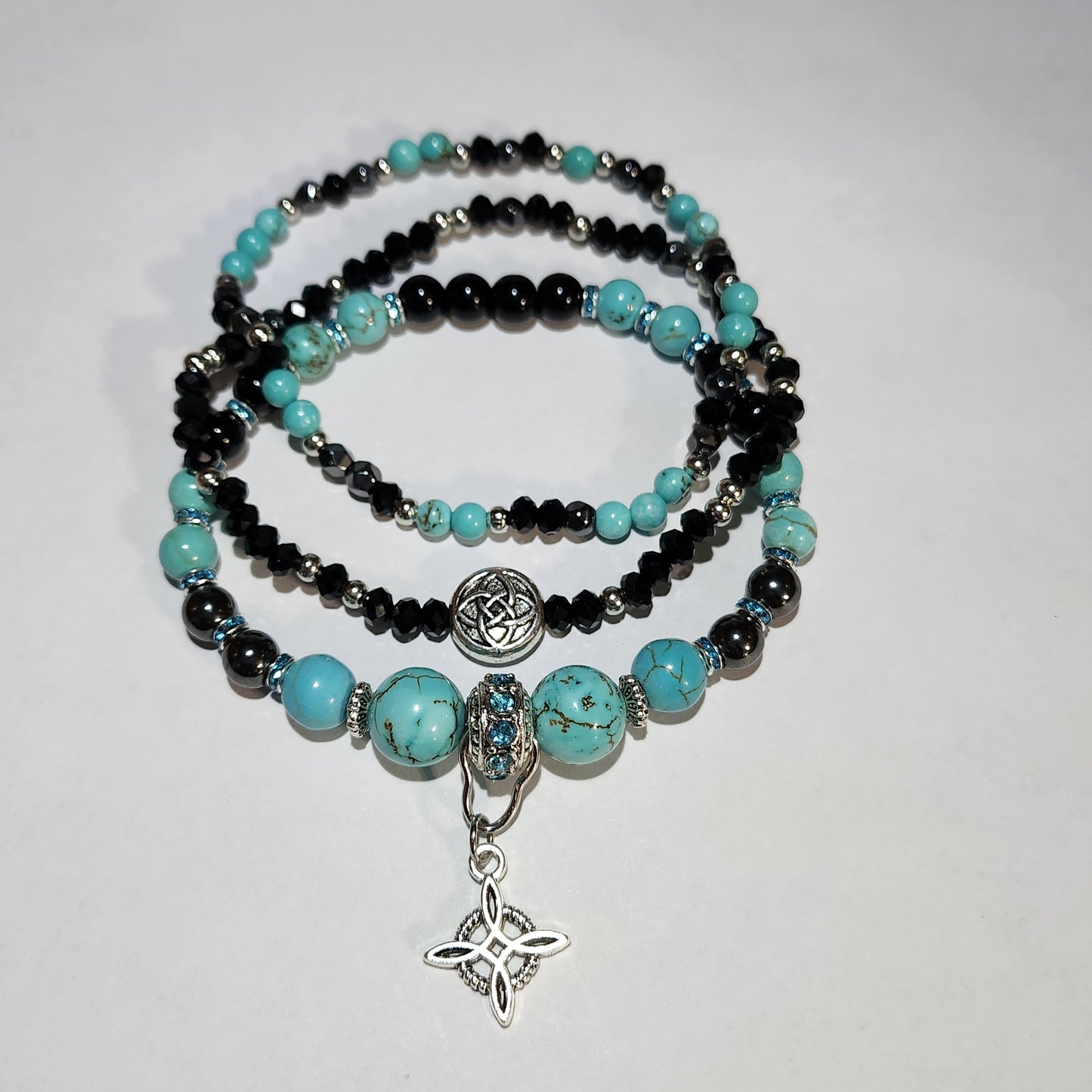 Turquoise Stacked bracelet set