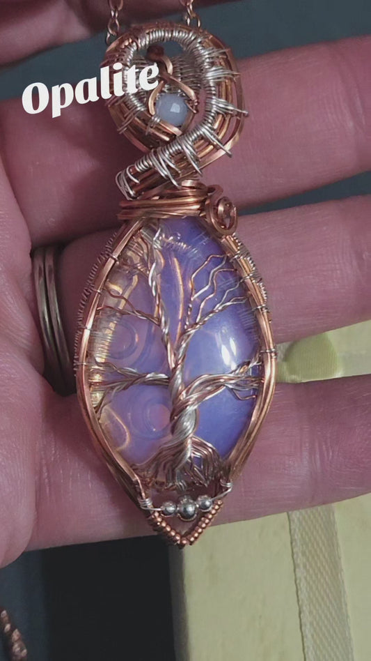 Opalite Tree of Life Pendant