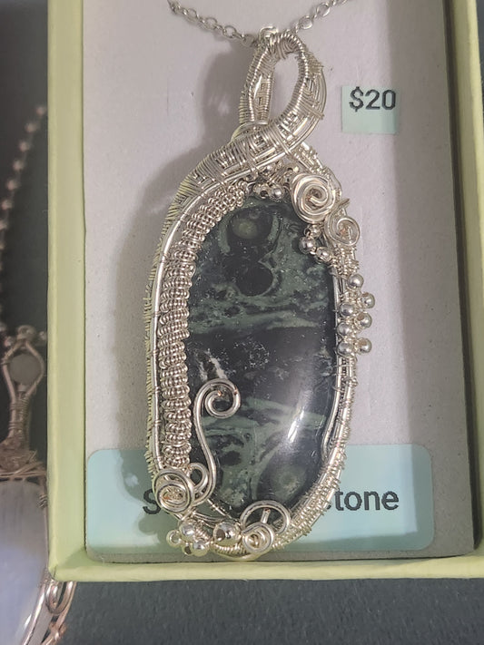Star galaxy stone Pendant