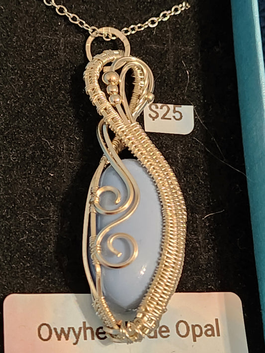 Owyhee Blue Opal Pendant